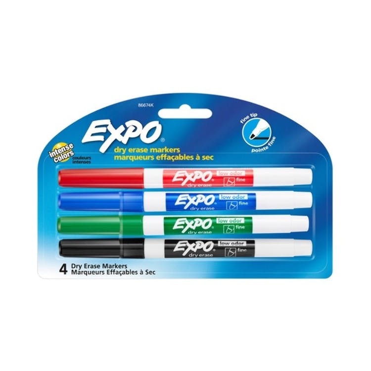 Dry Erase Markers - Assorted 4 Pack 2