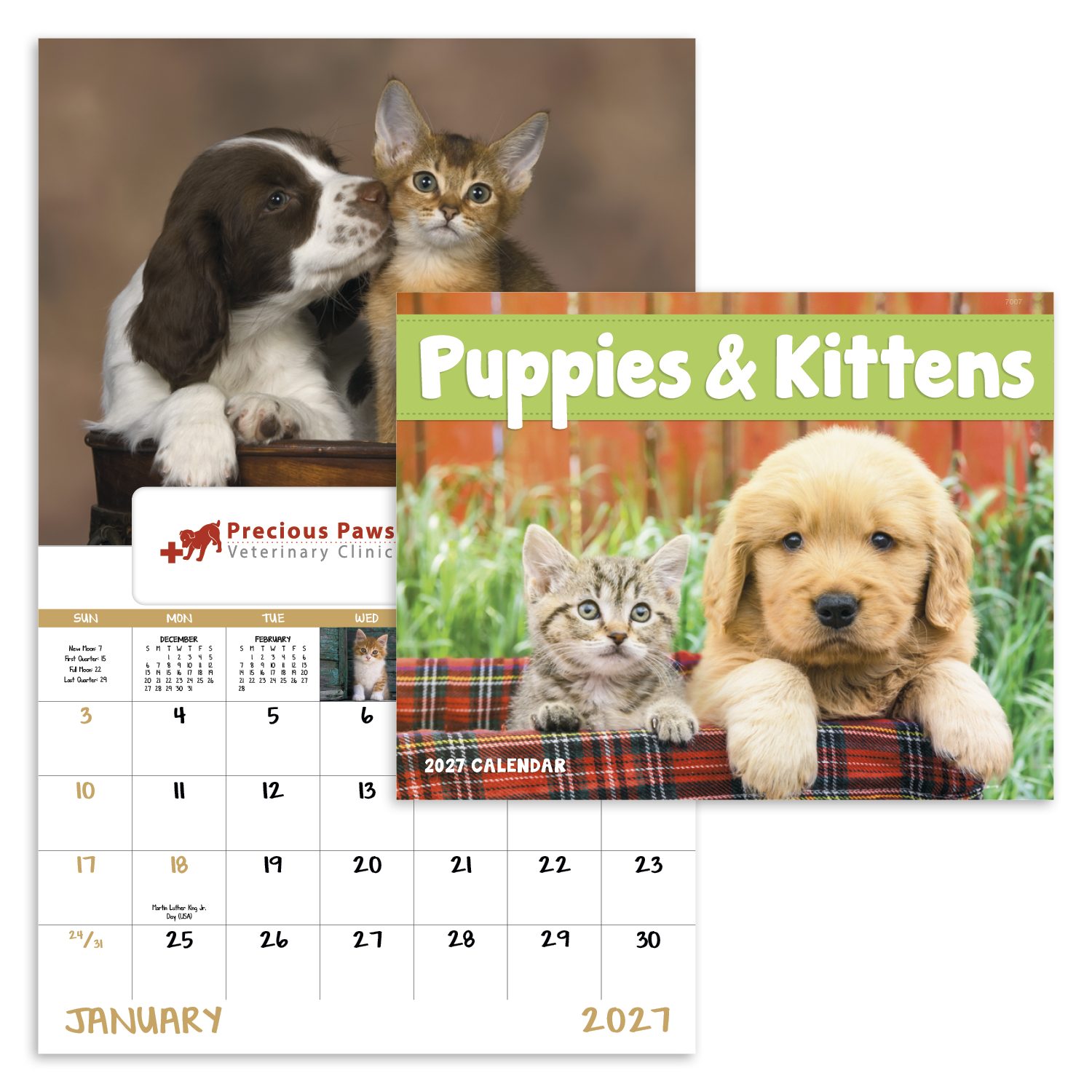 Good Value™ Puppies & Kittens - Window Calendar 35