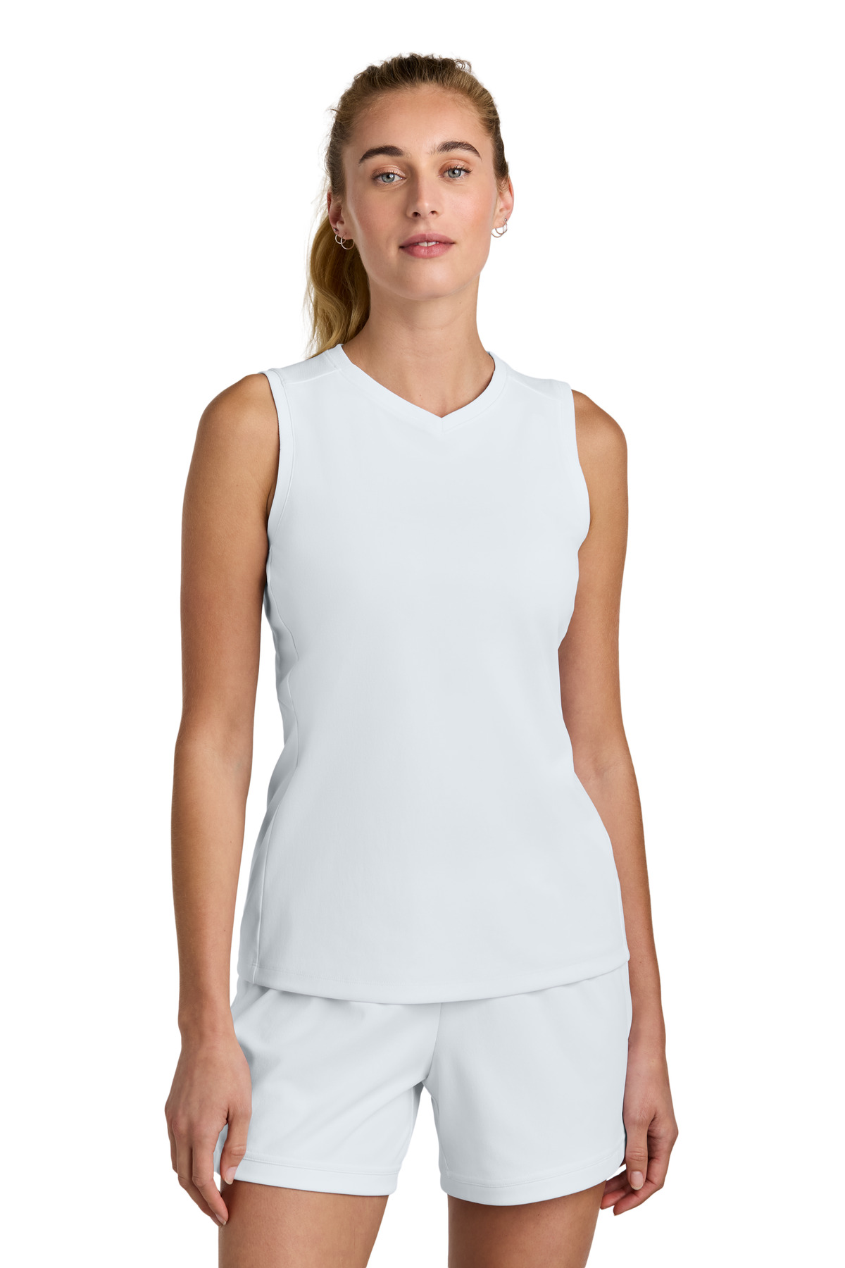 Sport-Tek Women's Club Sleeveless V-Neck LST441 26