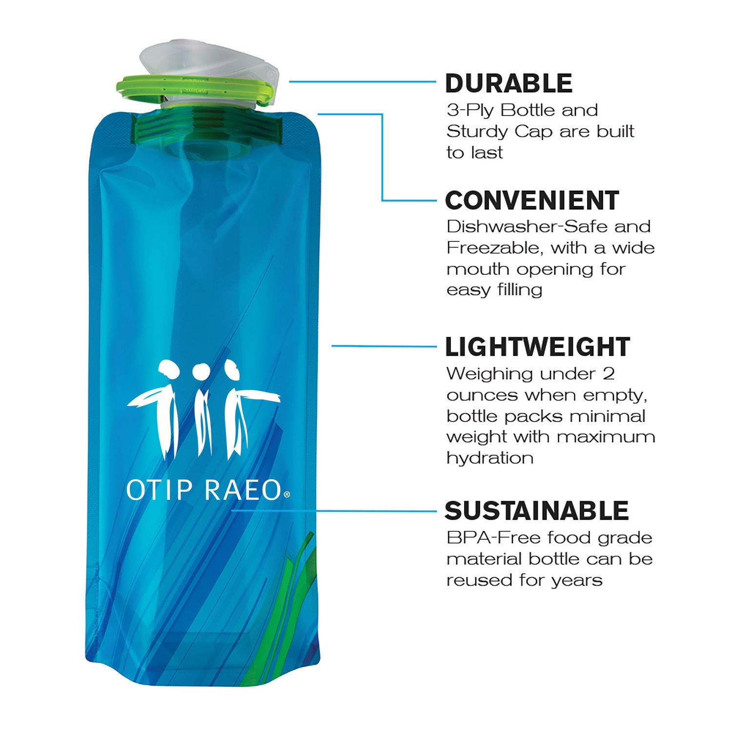 Vapur® Element Folding Anti-Bottle 1L 14