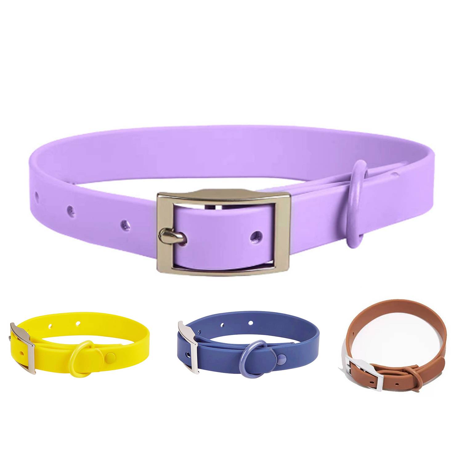PVC Adjustable Pet Collar w/ Buckle 5