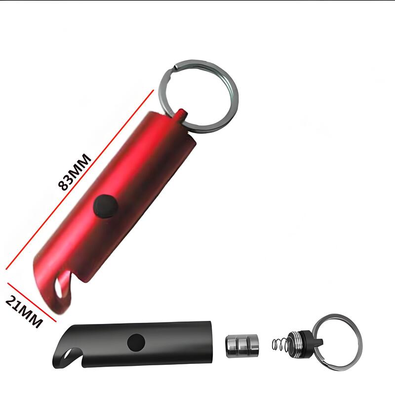 Aluminum LED Flashlight Opener W/ Keychain 2