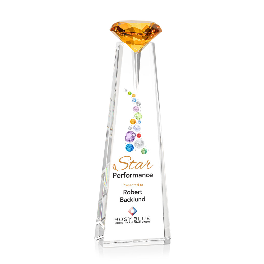 Alicia Gemstone VividPrint™ Award - Optical/Amber 5