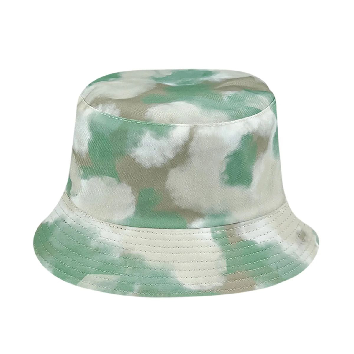 Plastic Tie Dye Hat with Foldable Double Sided Design 36