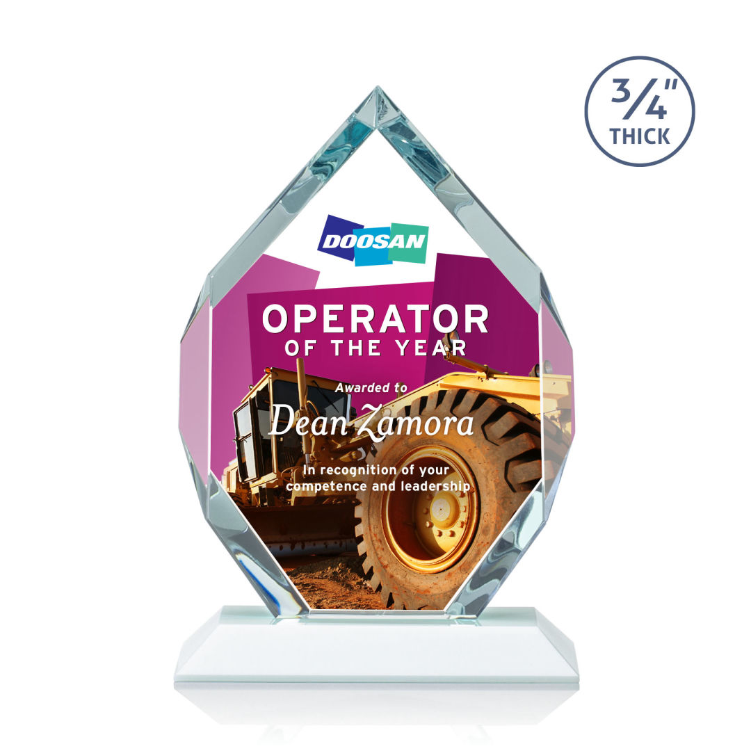 Royal Diamond VividPrint™ Award - White 2