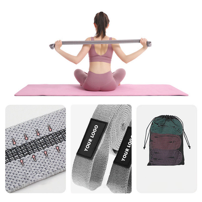 3 Pieces Stretch Resistance Bands Kit 7