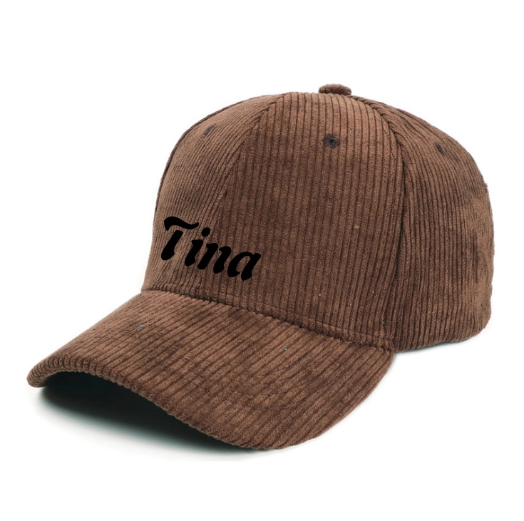 Corduroy baseball cap 19