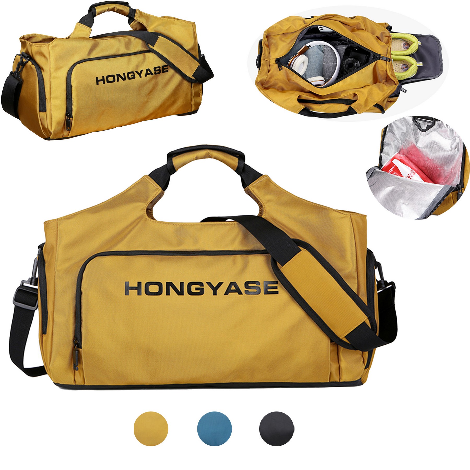 Gym Duffel Bag with Wet Pocket 3