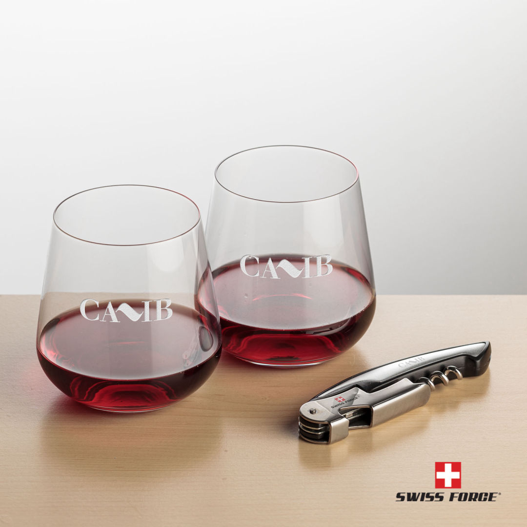 Swiss Force® Opener & Howden Stemless Wine