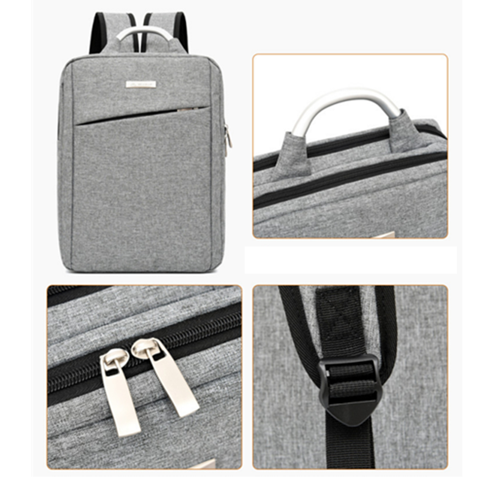 Multi Function Backpack With Sleek Handle And USB Charging Port 8