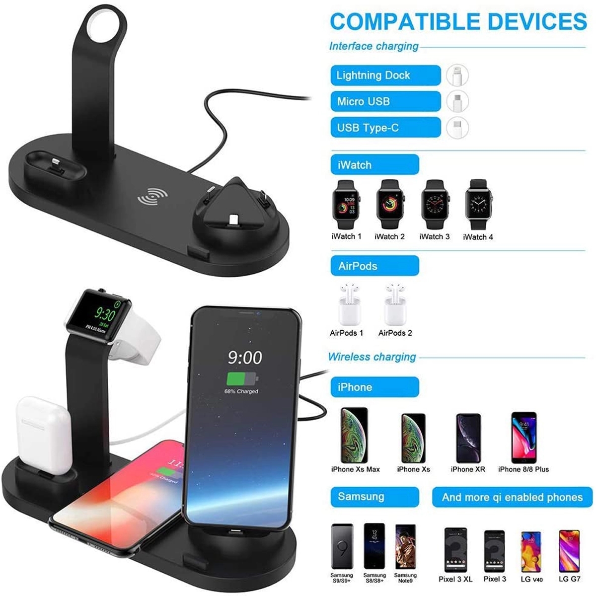 6 in 1 Charging Dock 2
