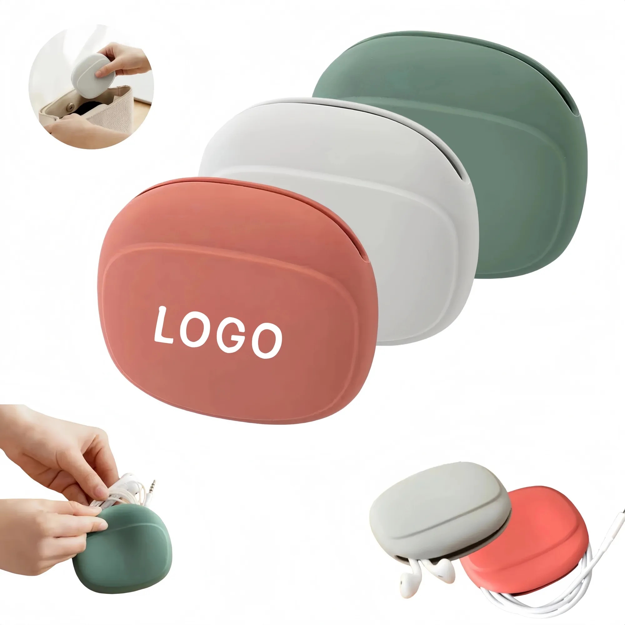 Portable Silicone Data Cable Storage Box 5