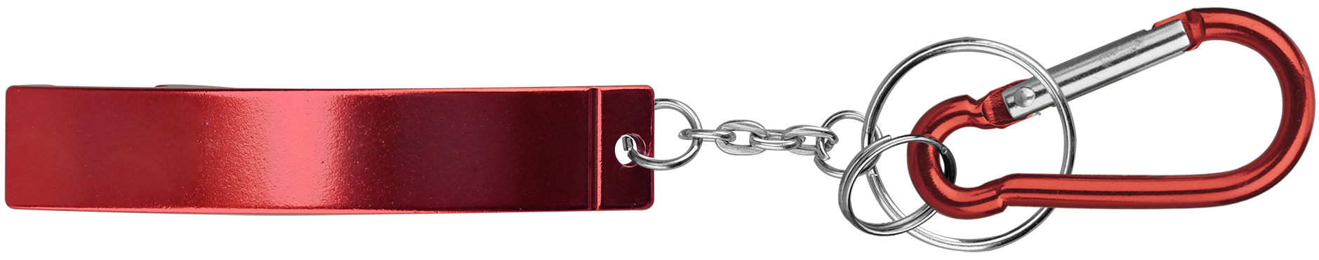 Jumbo size plain Bottle Opener Key Chain & Carabineer 7