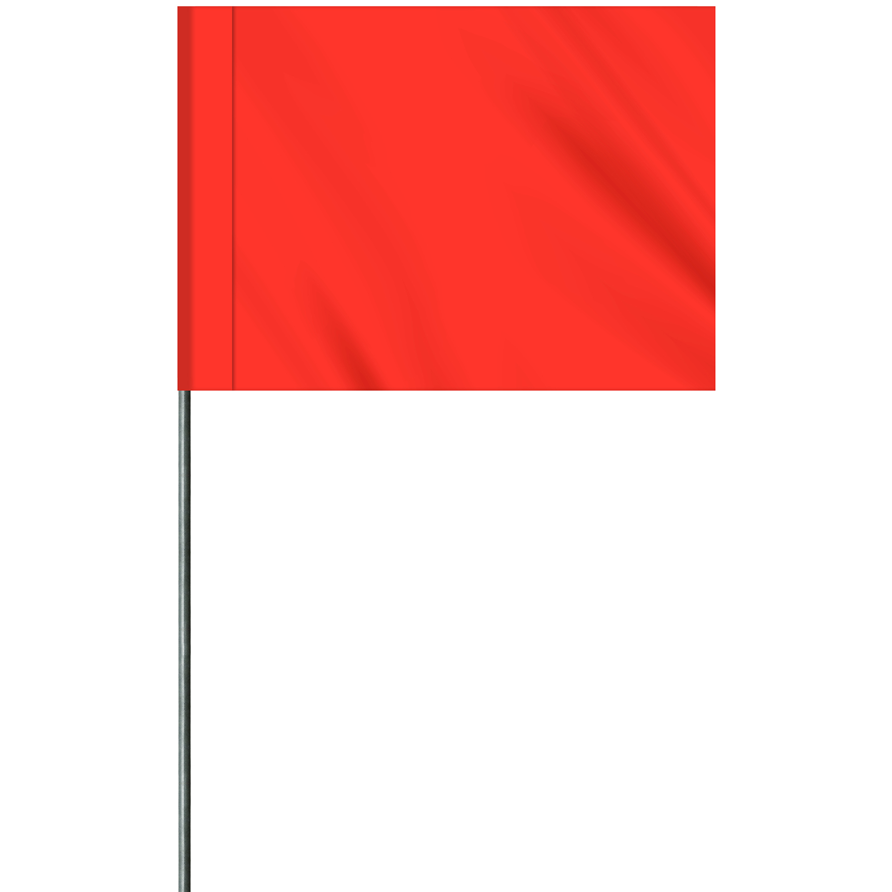 1-Color 2.5" x 3.5" Custom Vinyl Marking Flag with 11.5" Wire 1