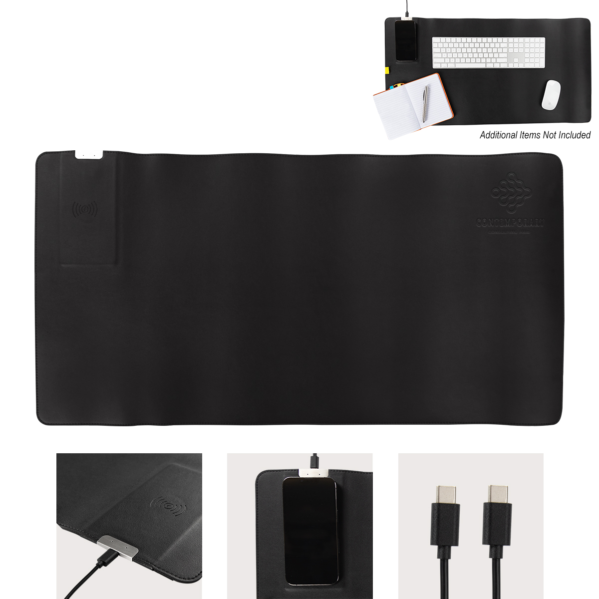 Desk Mat With 15W Wireless Charger 1