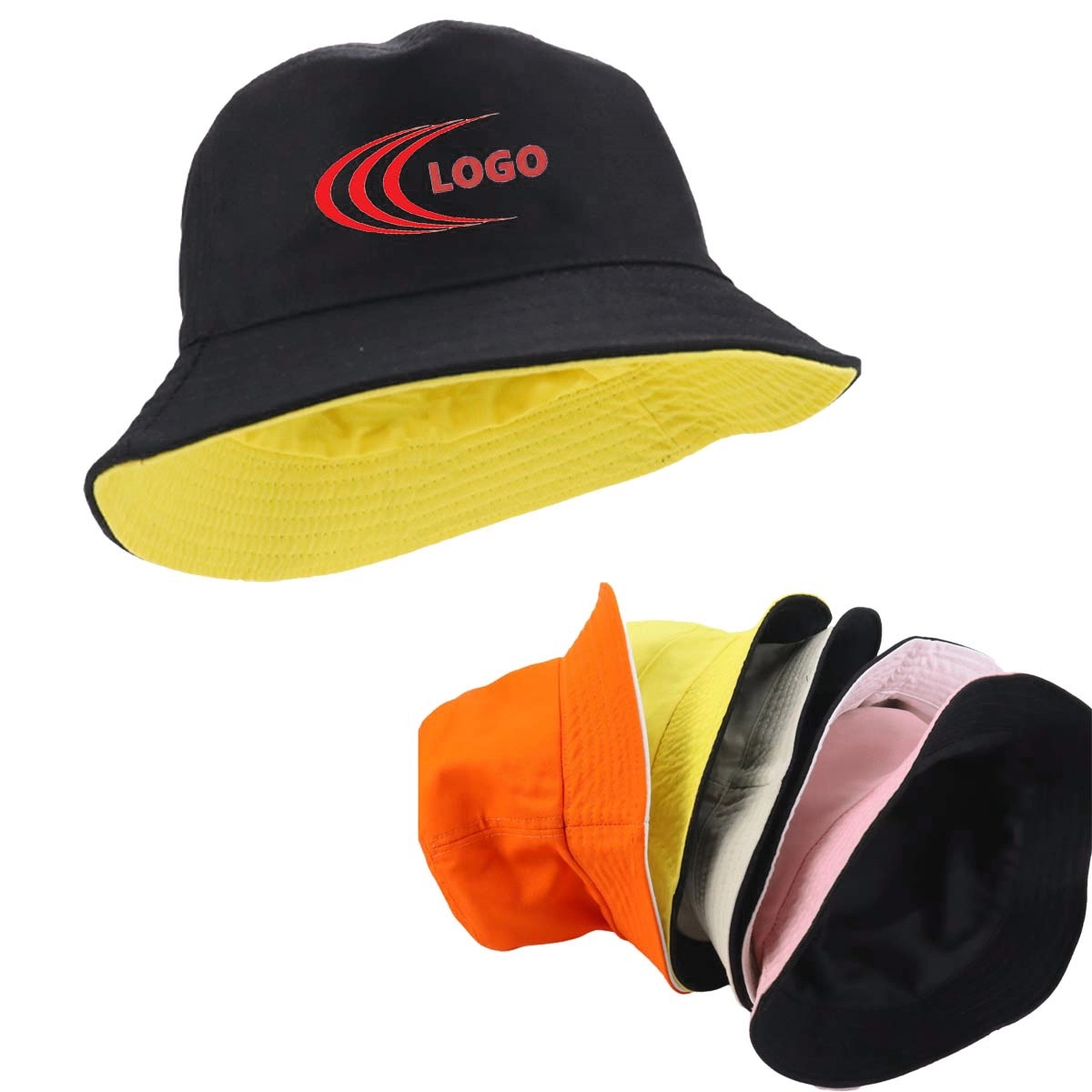 Double Sided Cotton Bucket Hat 4