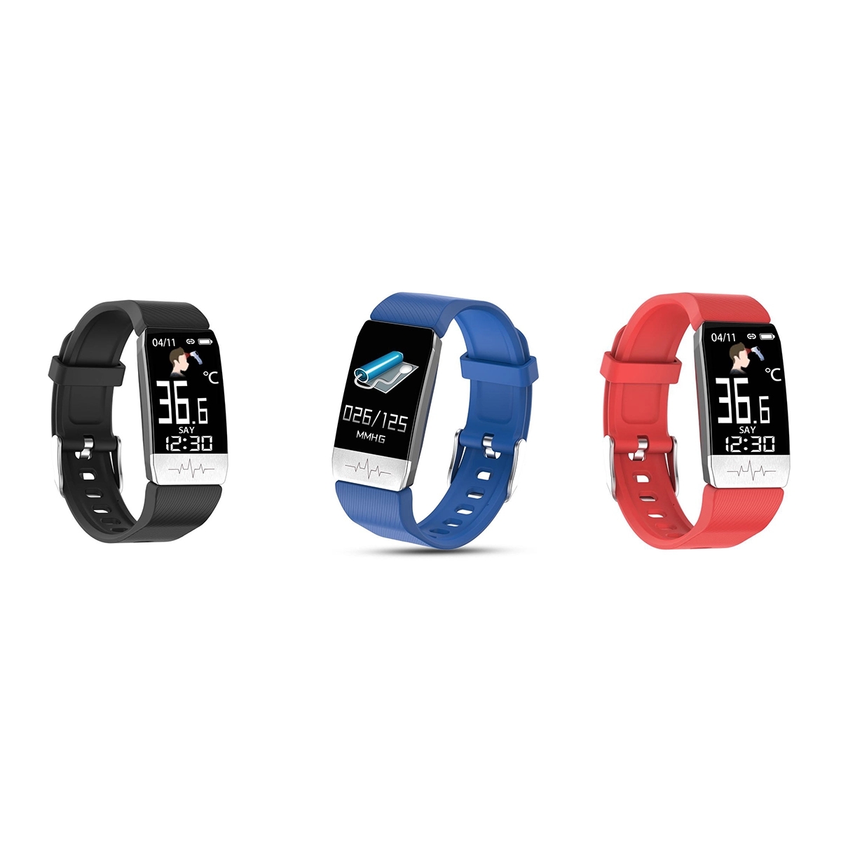 Body Temperature Smart Watch Thermometer Pedometer 1