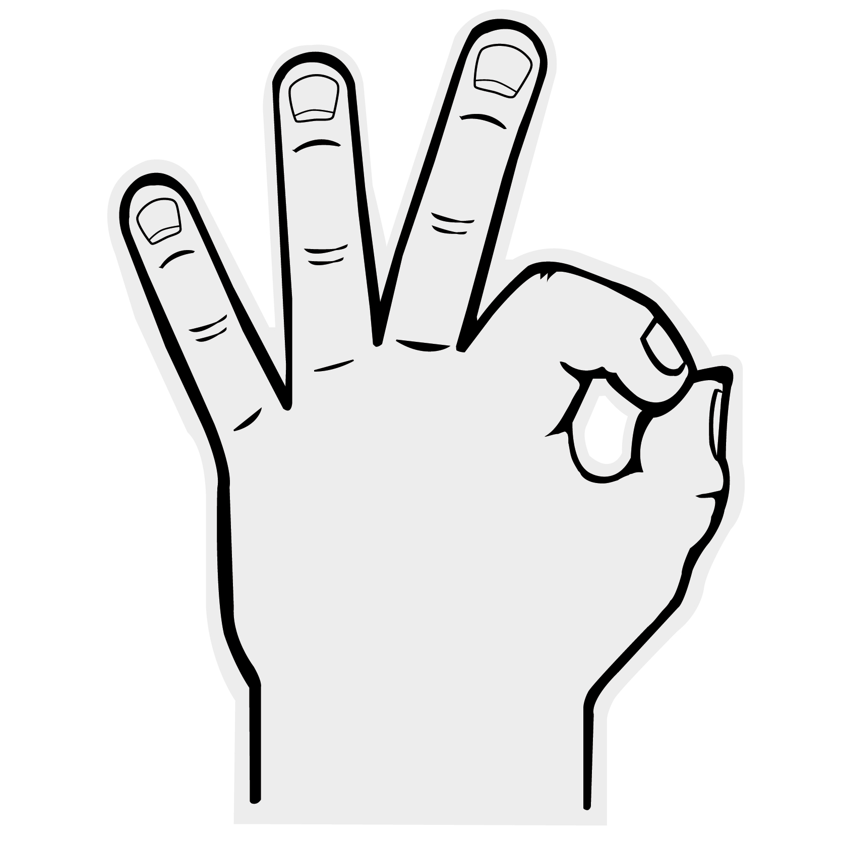 Foam OK Hand 26