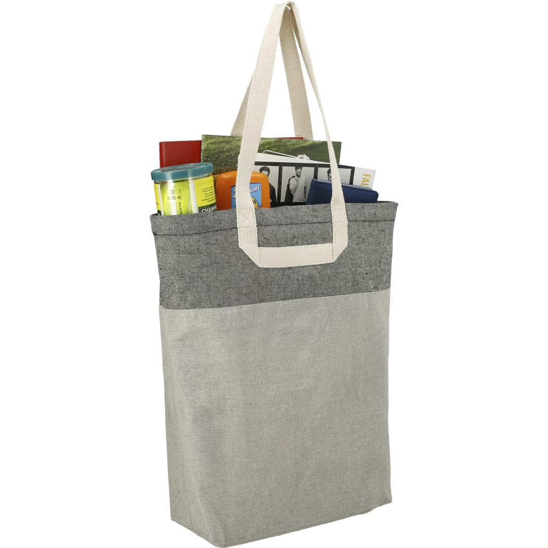 Recycled Cotton U-Handle Book Tote 26