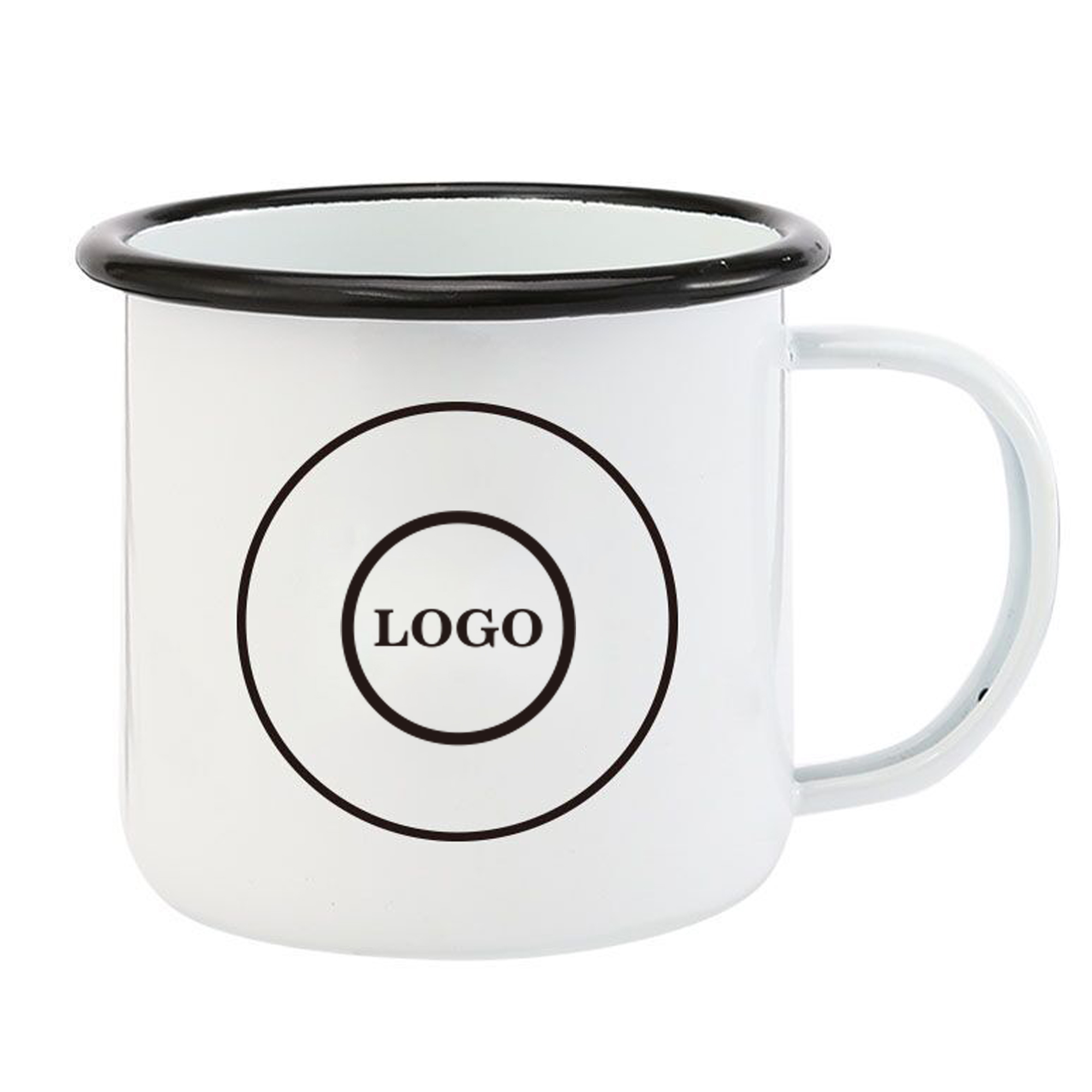 12 Oz Reusable Enamel Cup Camping Mug 1