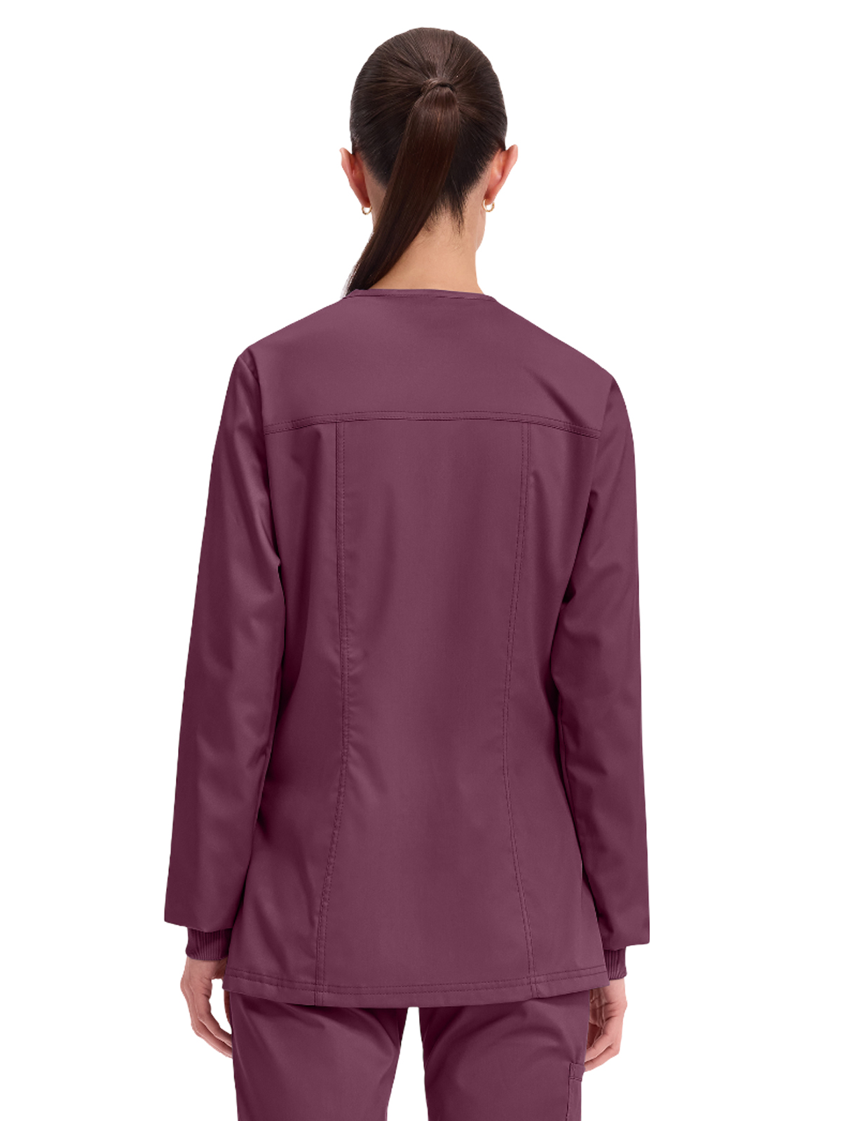 Cherokee - Workwear Revolution - Women's 3-Pocket Snap Front Jacket 7
