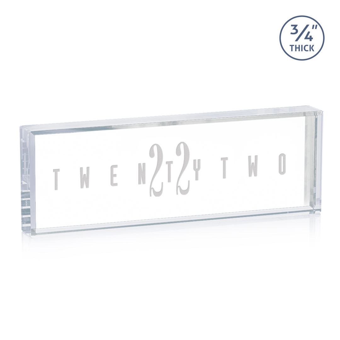 Lancaster Nameplate - Deep Etch 15