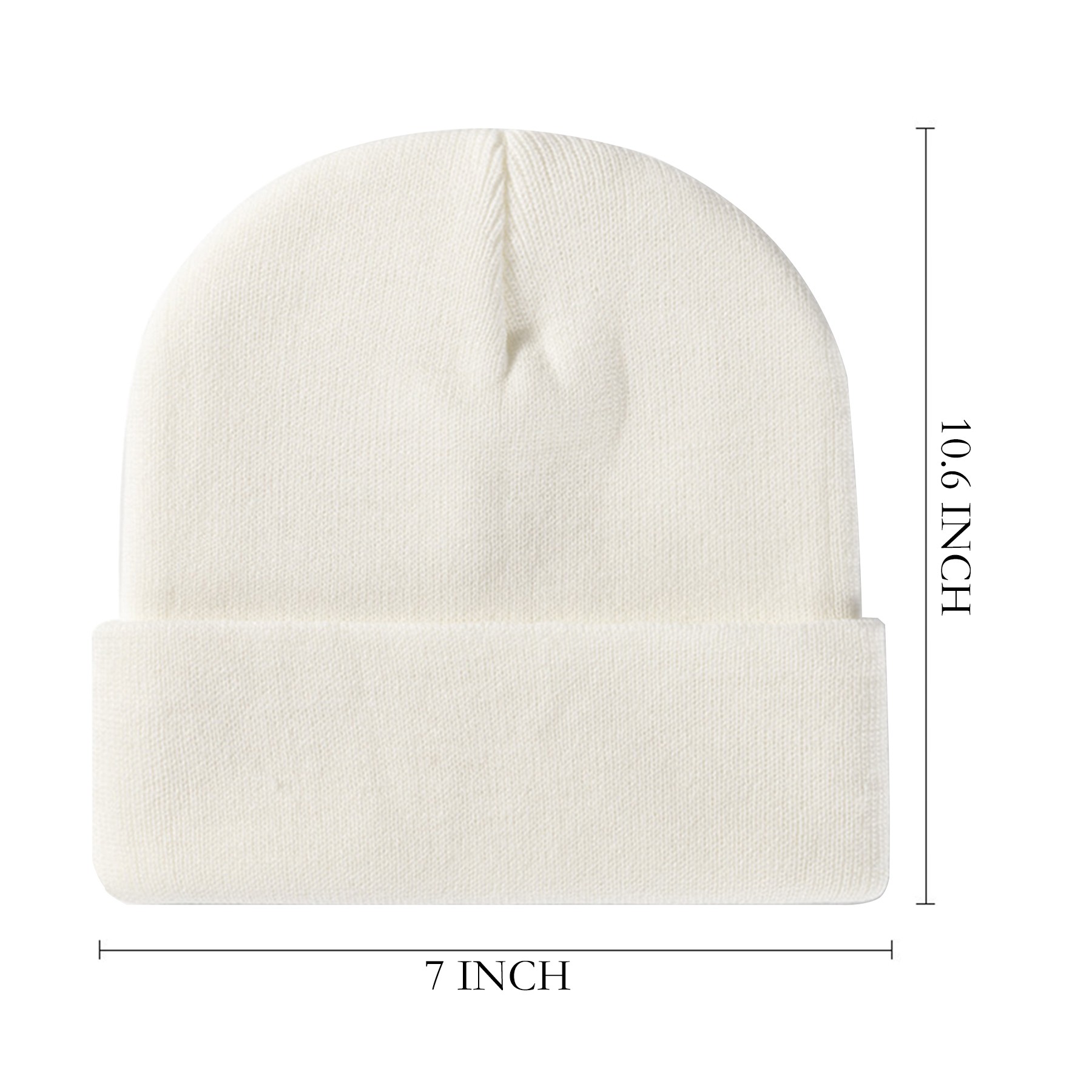 Knit Cap With Cuff 8