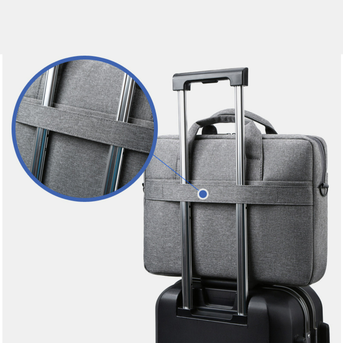 Laptop Messenger Bag with Shoulder Strap 2