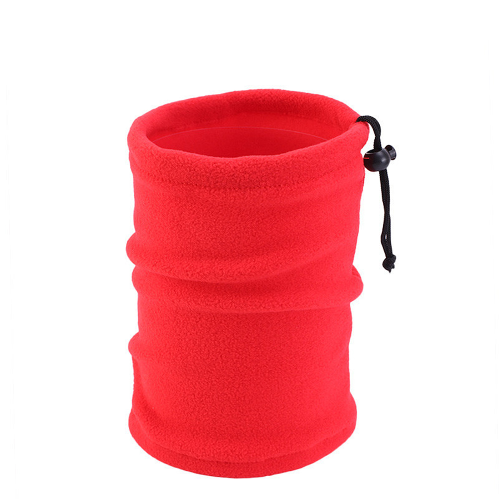 Polar Fleece Drawstring Neck Gaiter 11.81" x 9.84" 6