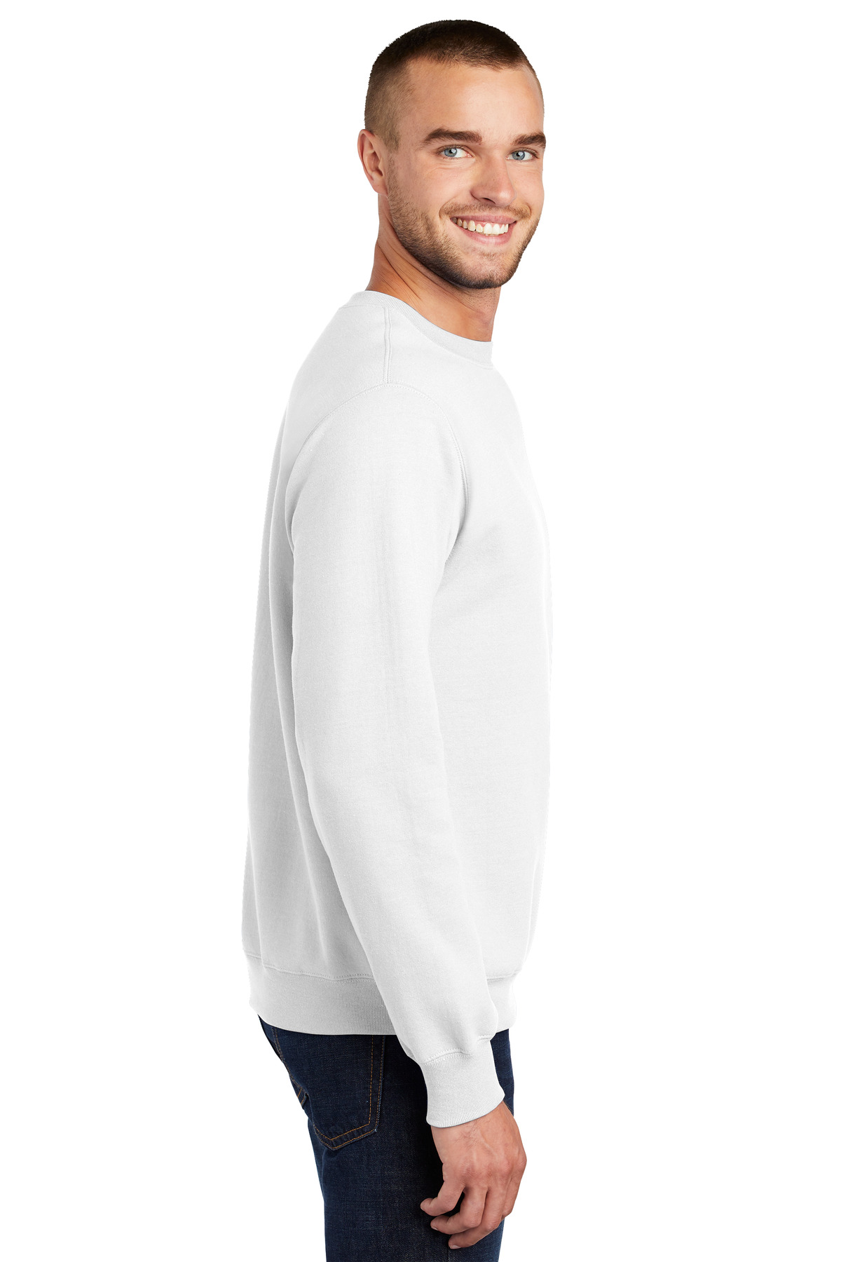Port & Company® Essential Fleece Crewneck Sweatshirt, custom hoodie or sweatshirt with logo imprint 22