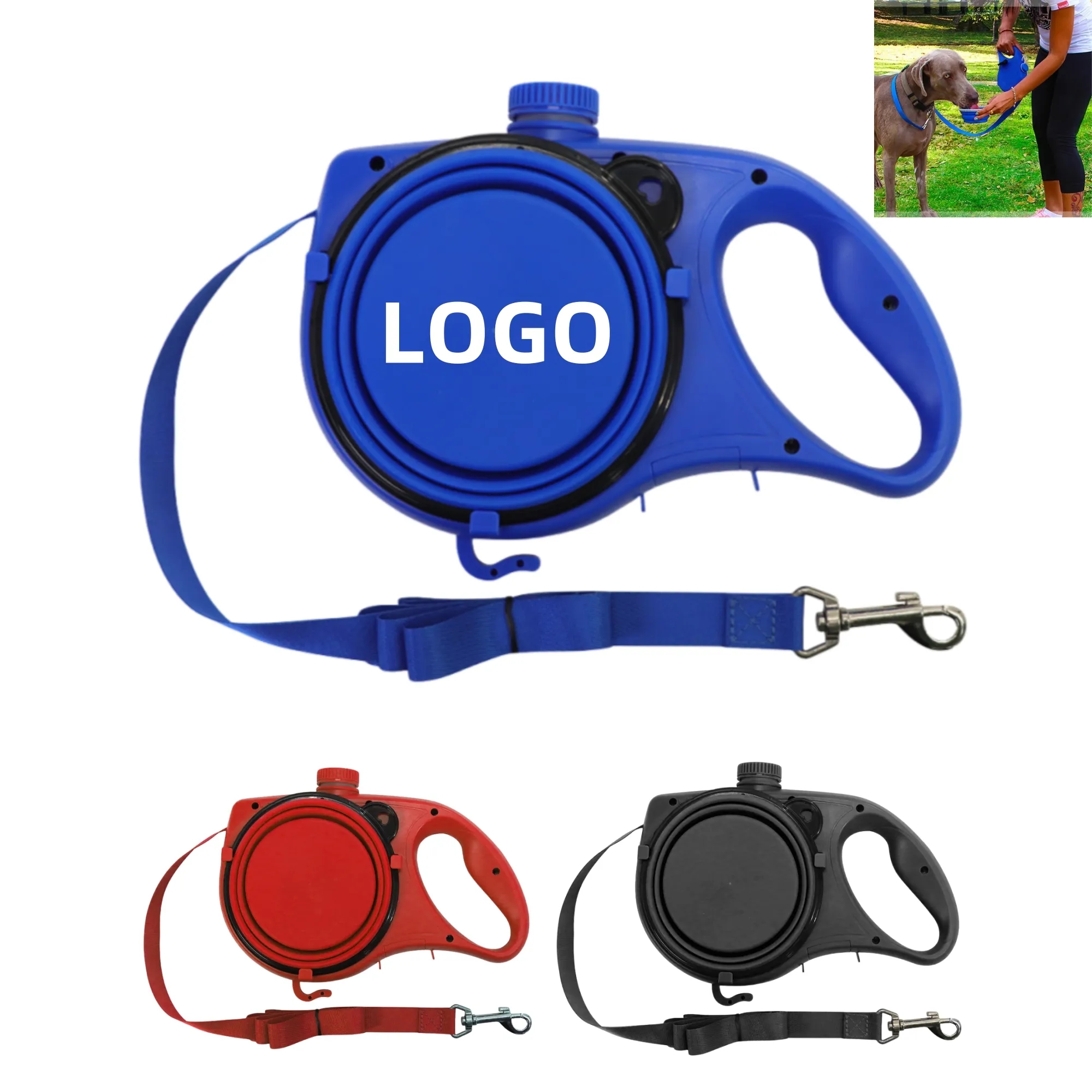 5-In-1 Water Bottle Dog Leash 3