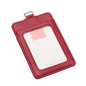 PU Lanyard 5 Pockets Folded PU Leather Card Holder 26