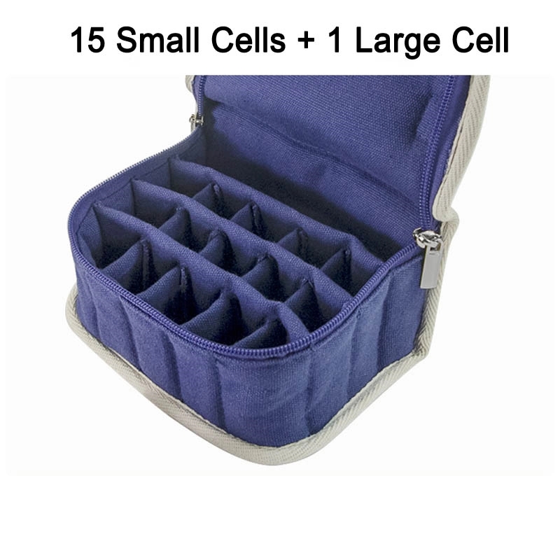 Canvas Essential Oil & Nail Polish Organizer Storage Bag 3