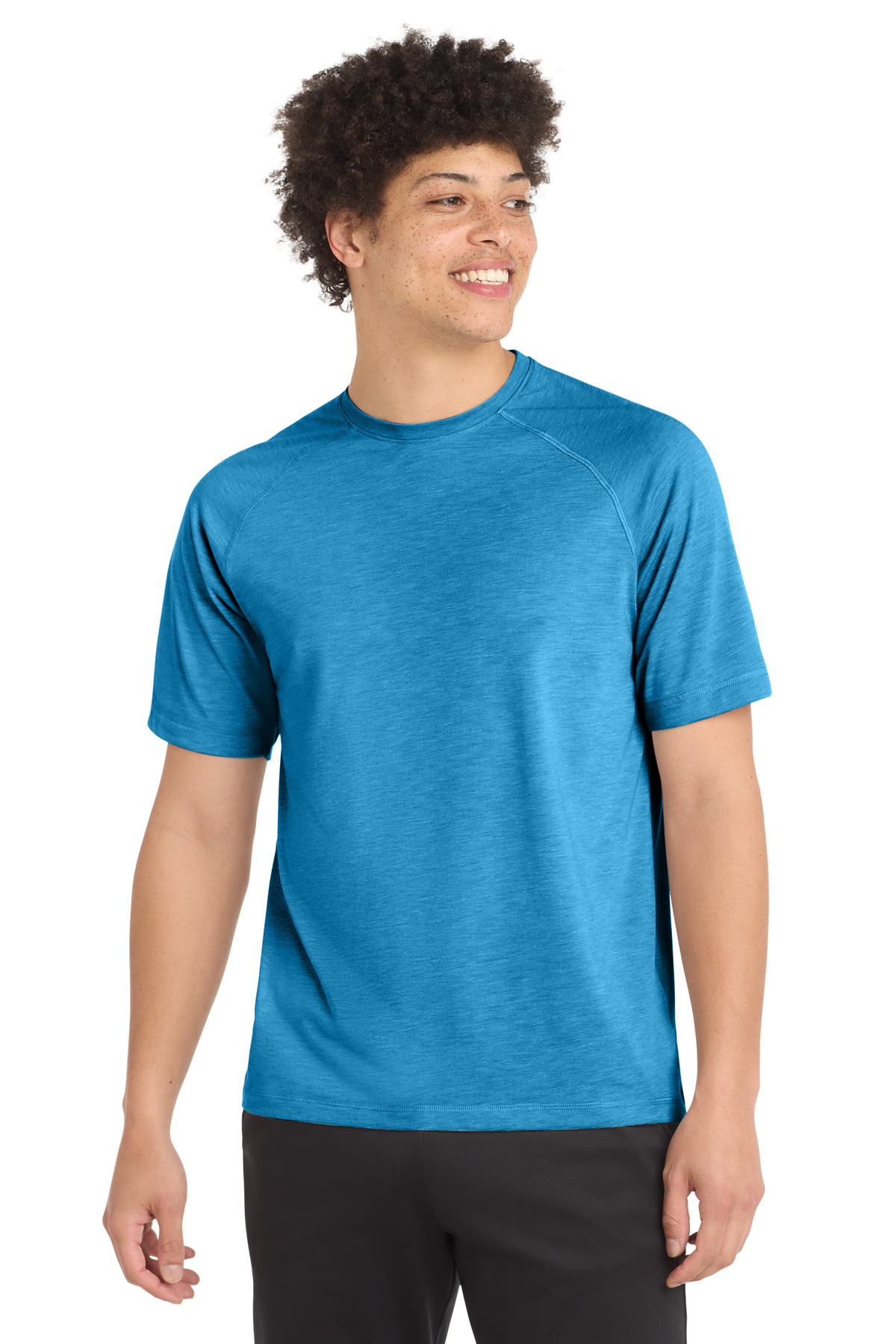 Sport-Tek PosiCharge Tri-Blend Wicking Raglan Tee. ST400 100