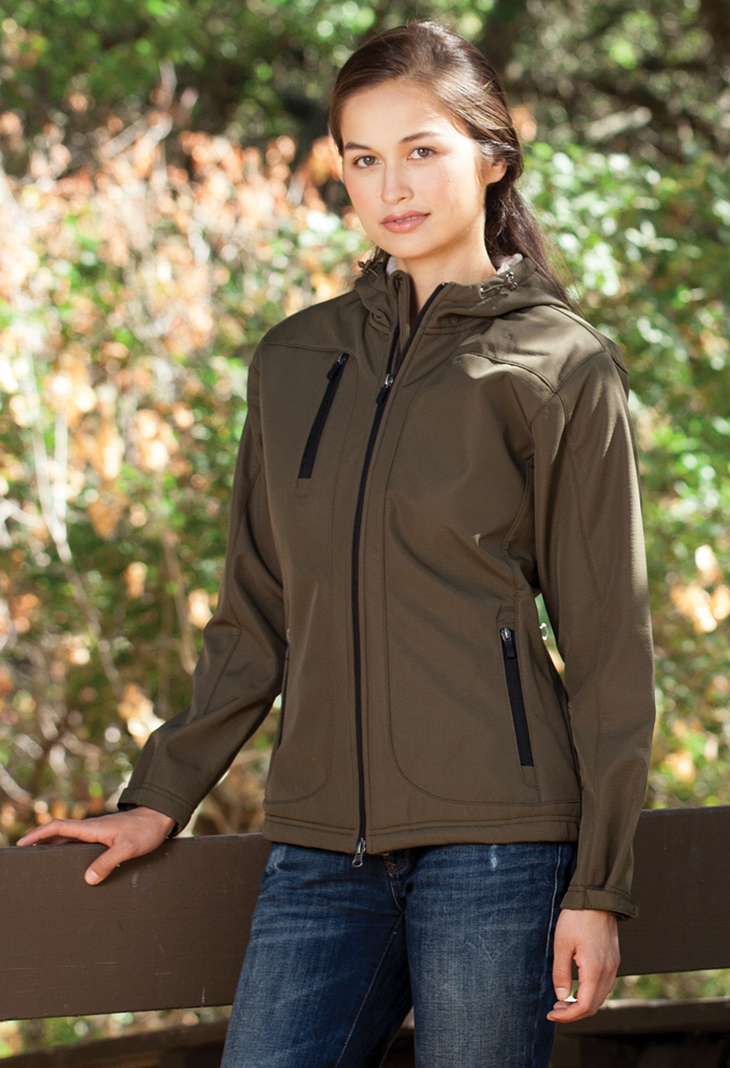 Ladies' Taiga Honeycomb Shell Hooded Jacket 4