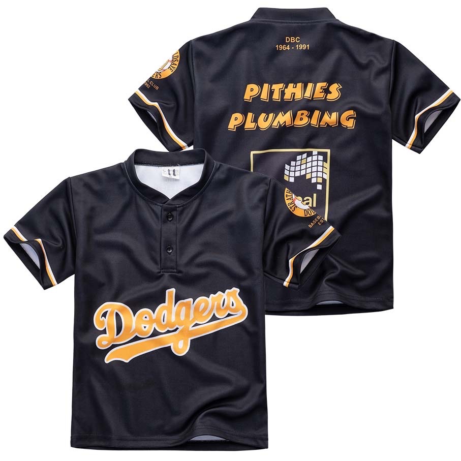 UPHILL™ Sublimation 2 Button Baseball Jersey 1