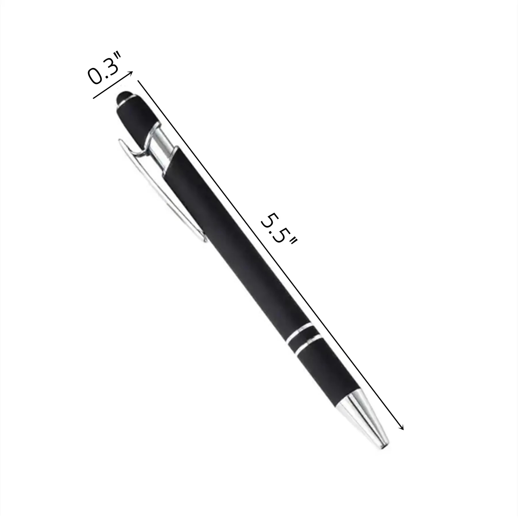 Soft-Touch Ballpoint Pen with Stylus 2