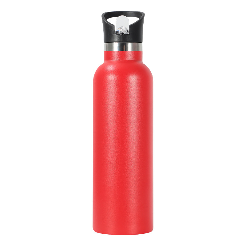 25 Oz. Vacuum Insulated Bottle w/ Straw Lid, custom water bottle with logo imprint 6