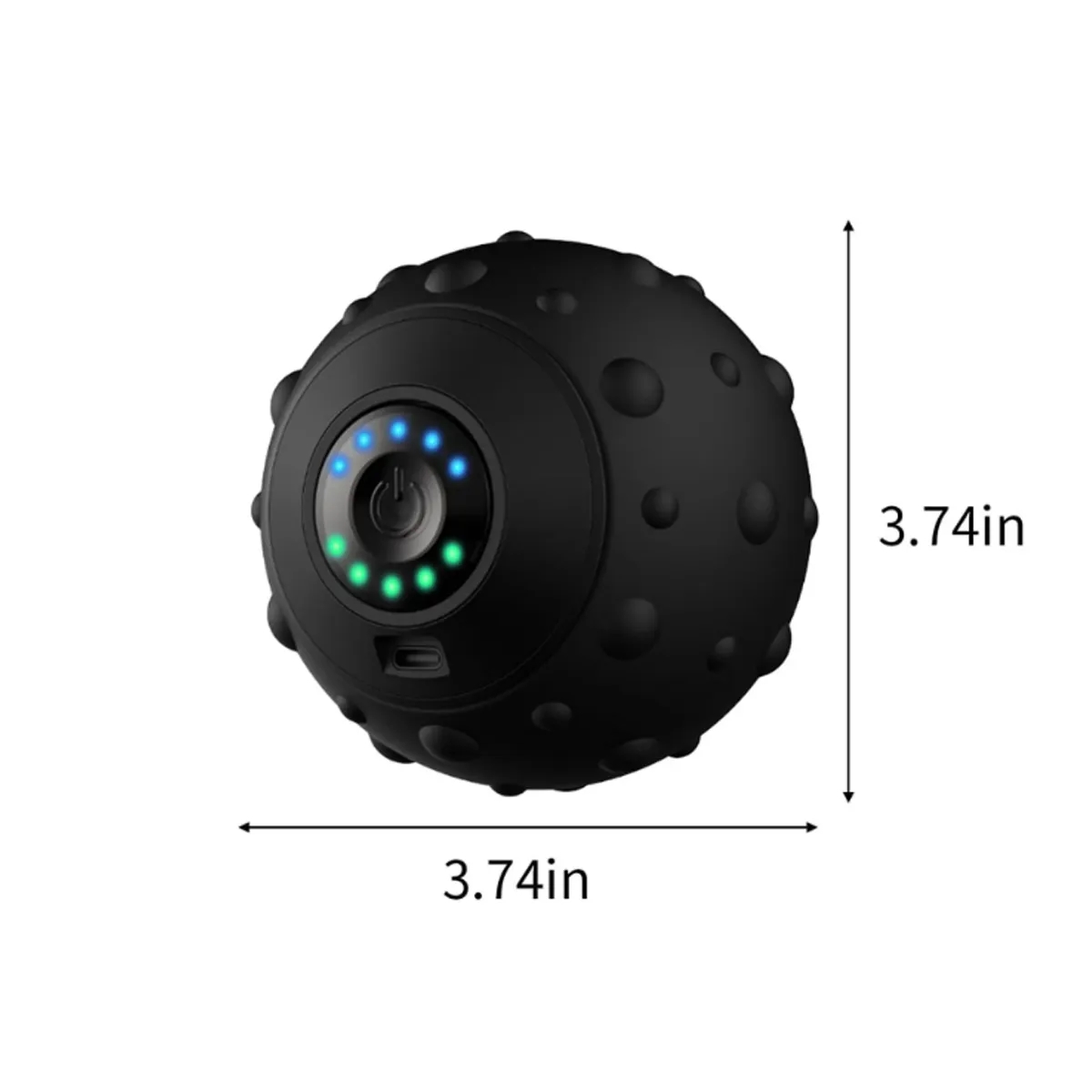 5-Speeds Fitness Yoga Massage Ball For Foot Back and Arm 5