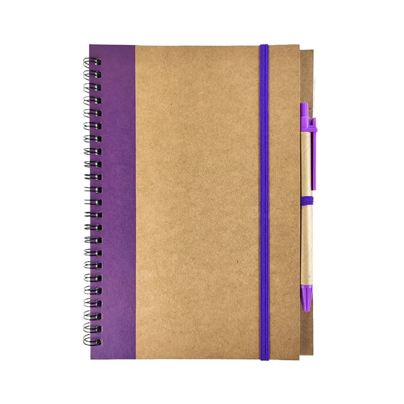 A5 Spiral Notebook & Pen 9