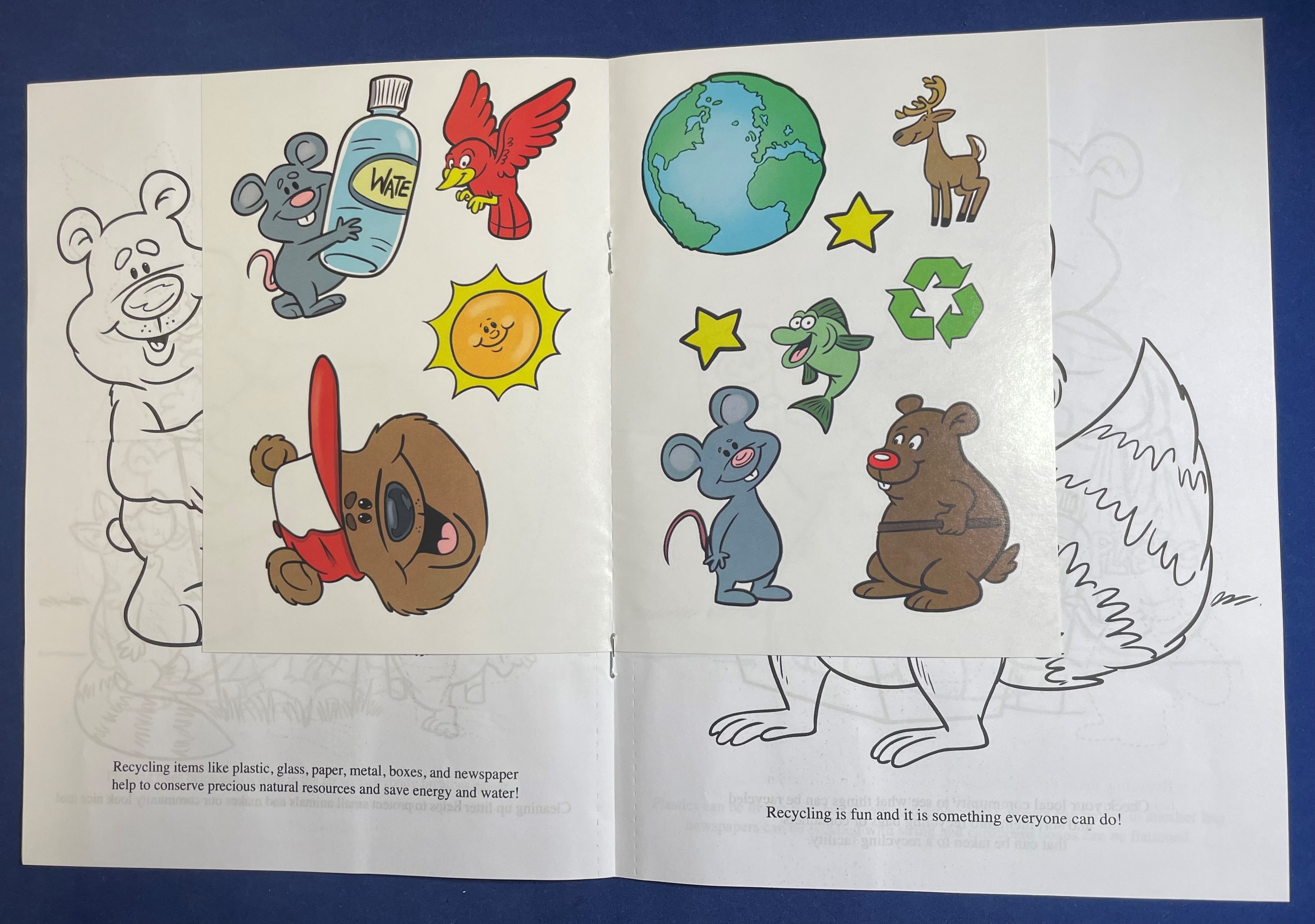 STICKER BOOK SET - Eco-Friendly Fun! Sticker Book Fun Pack 3