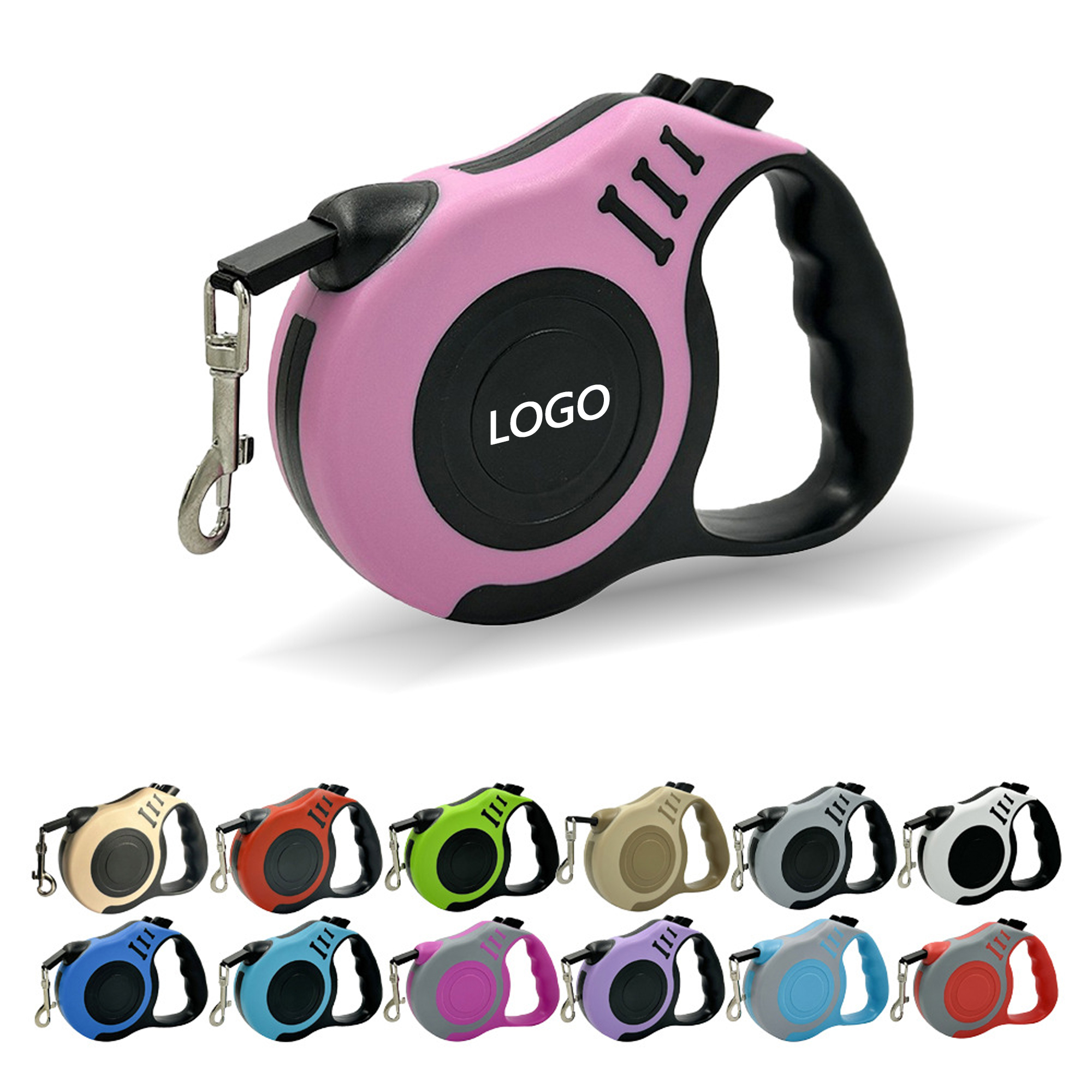 Retractable Pet Leash 9.8ft Durable Automatic Dog Walking Lead 2