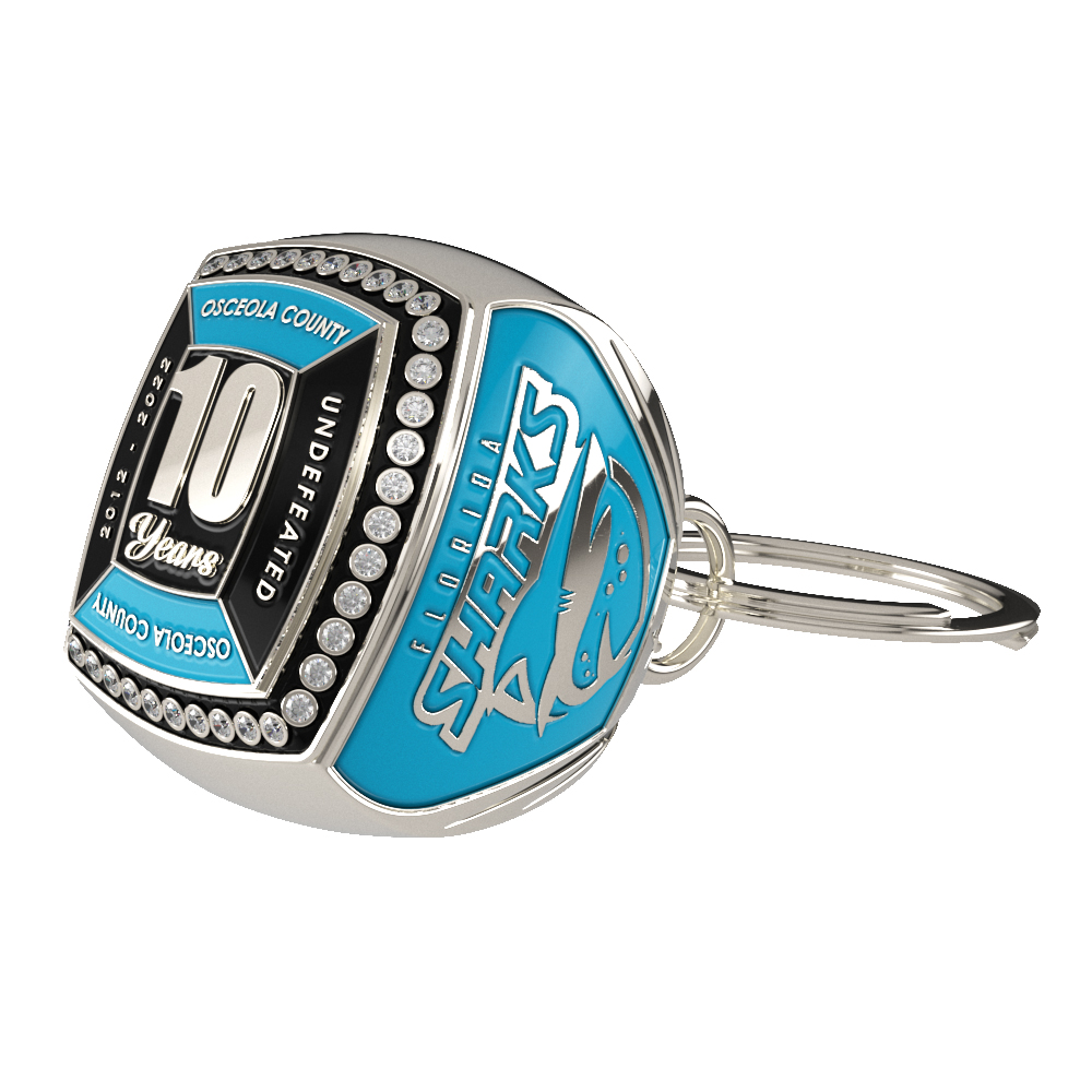 Custom Epic Keychain Ring w/ Custom Top & 2 Custom Sides 1