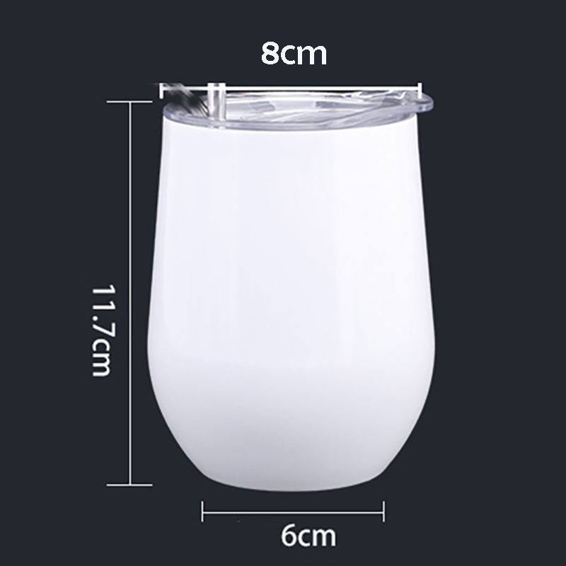 12oz Gradient U-Shaped Double Layer Vacuum Thermos Cup 6