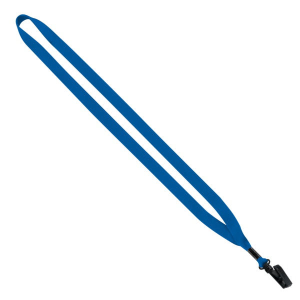 1/2" Polyester Lanyard with Plastic Bulldog Clip 16