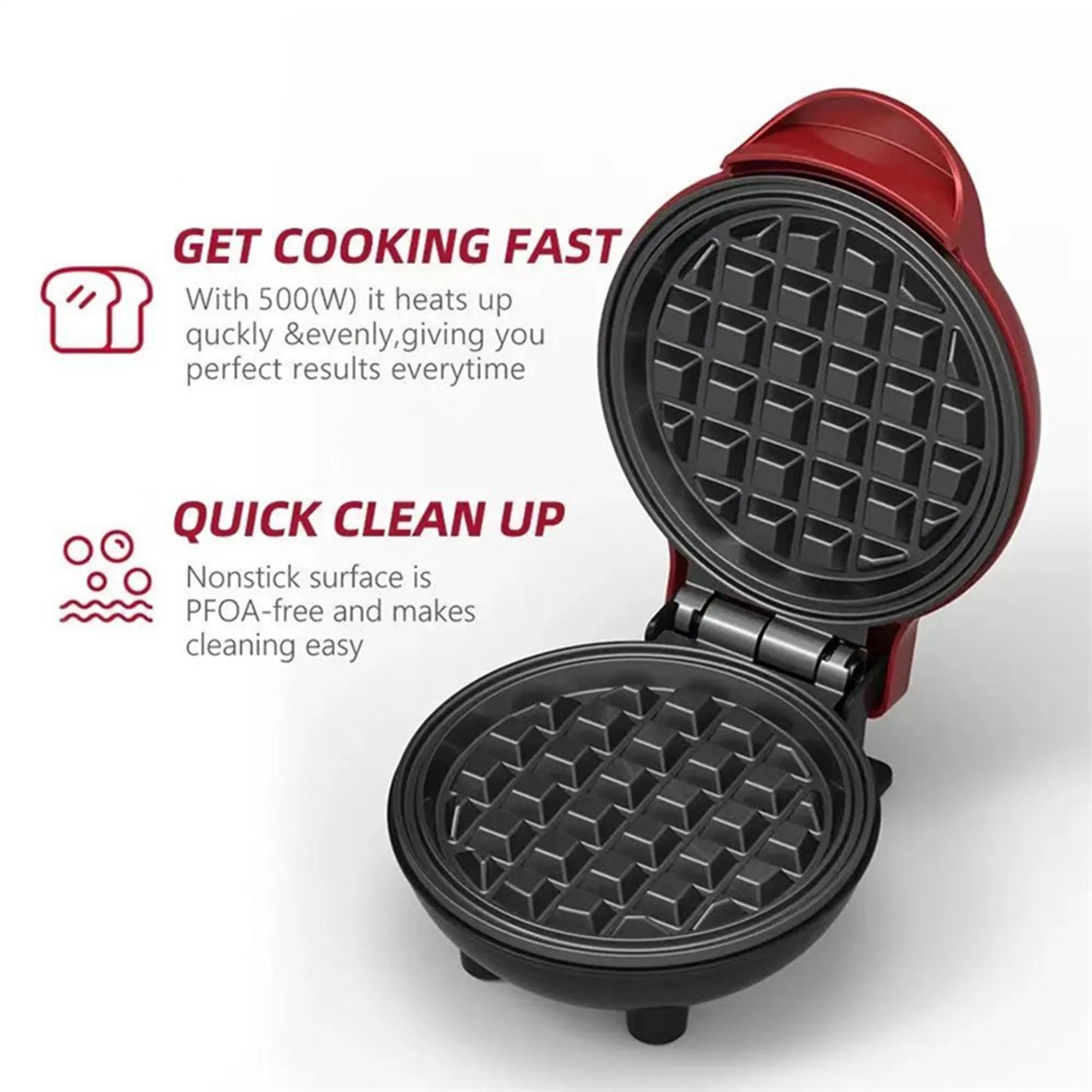 Mini Waffle Maker 4
