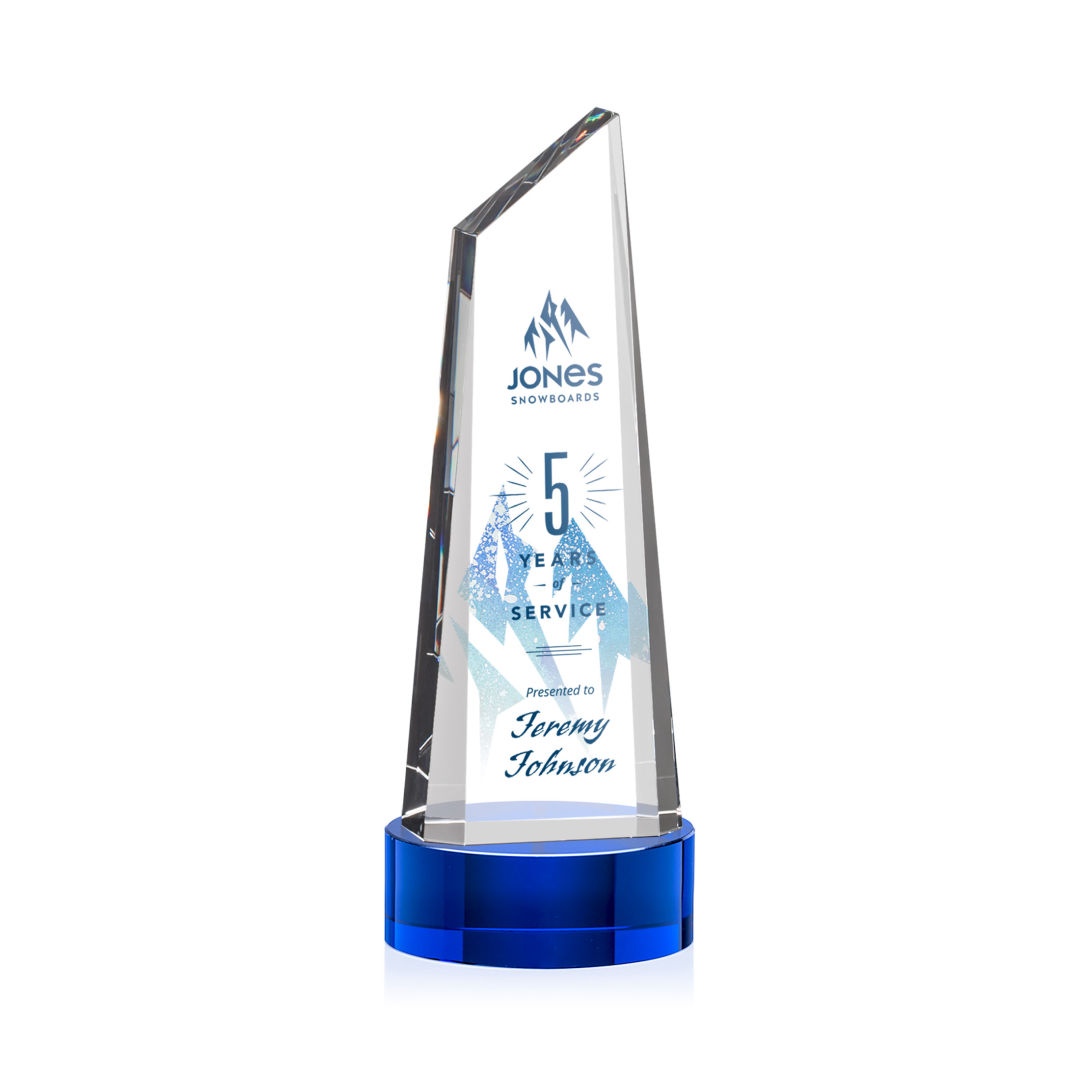 Akron VividPrint™ Award on Base - Blue 2