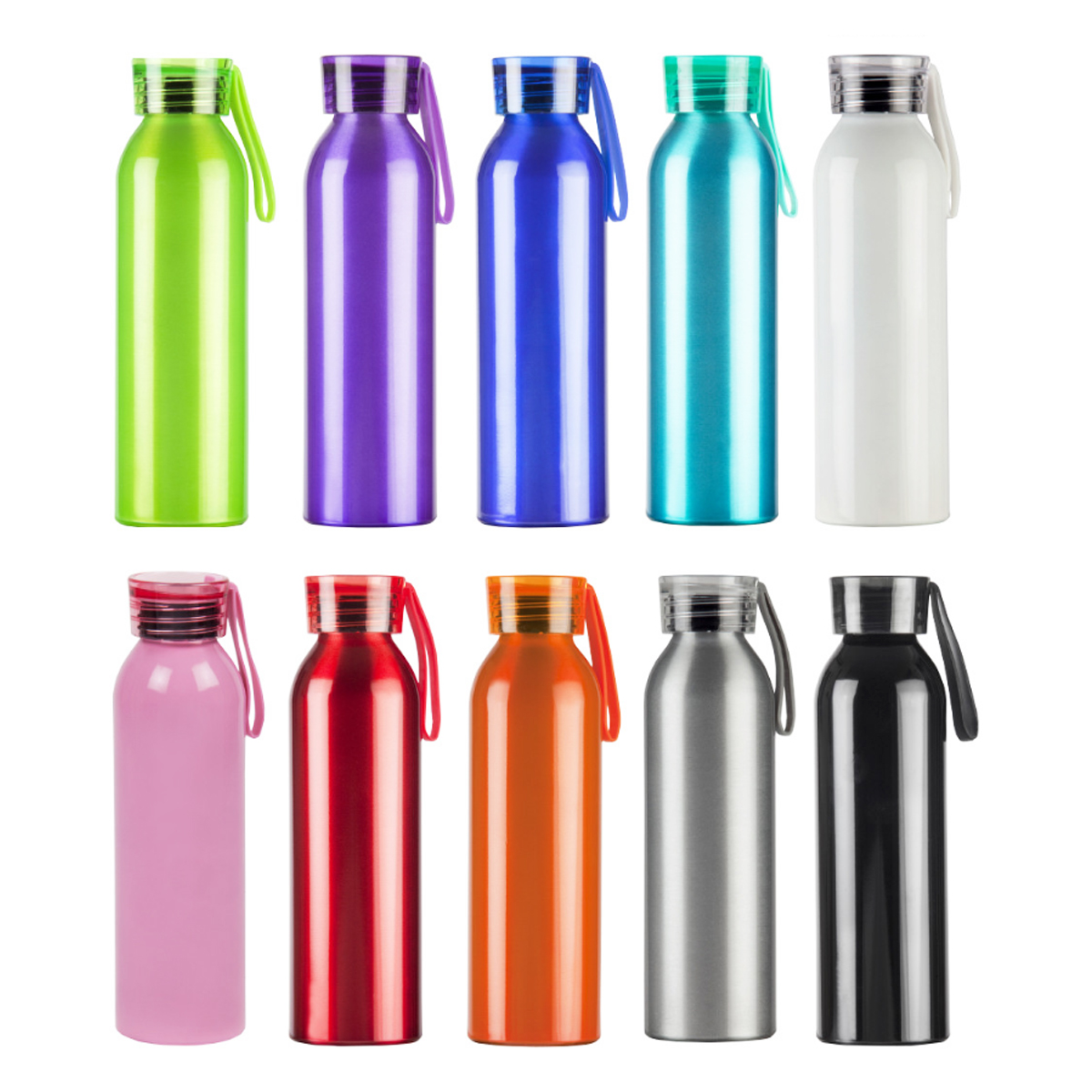 20Oz. Sports Water Bottle with Screw Cap and Carry Strap, custom water bottle with logo imprint 8