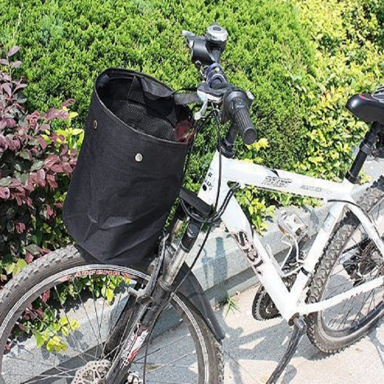 Folding Canvas Bicycle Basket 6