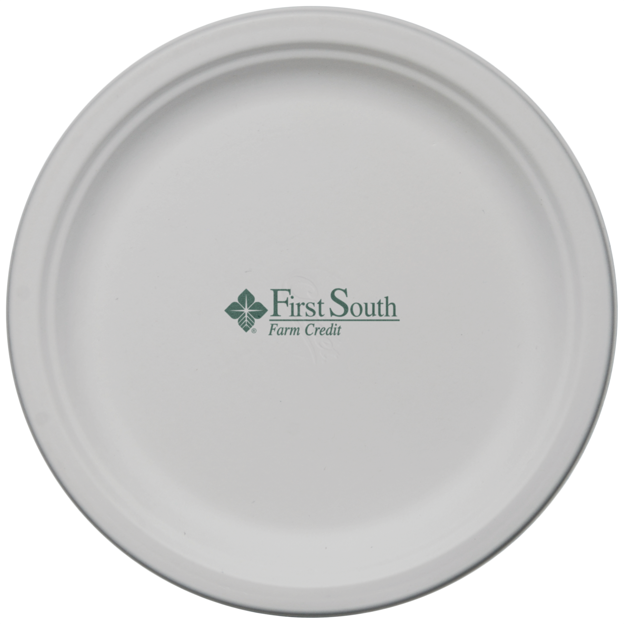10.000" Eco Molded Fiber Plate Round Tradition Print 4